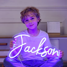 Load image into Gallery viewer, Custom Neon Sign for Wall Decor Personalized Name for Kids 2025 2026 Christmas Gifts
