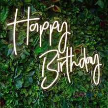Load image into Gallery viewer, Happy Birthday Neon Sign