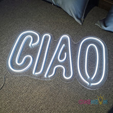 Load image into Gallery viewer, Italian Ciao Goodbye/Hello Led Neon Sign