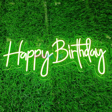 Load image into Gallery viewer, Happy Birthday RGB Neon sign