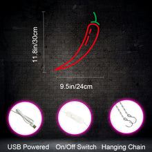 Load image into Gallery viewer, Hot Pepper Neon Sign