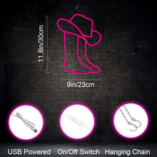 Load image into Gallery viewer, Cowboy Boots Neon Sign