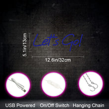 Load image into Gallery viewer, Let's Go Neon Sign