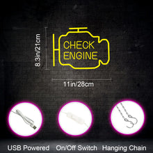 Load image into Gallery viewer, Check Engine Neon Sign