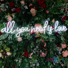 Load image into Gallery viewer, All You Need Is Love Neon Sign