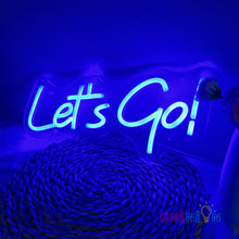 Load image into Gallery viewer, Let's Go Neon Sign