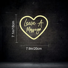 Load image into Gallery viewer, Leave A Message Neon Sign