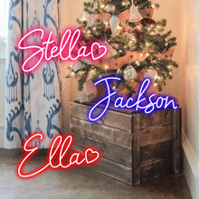 Load image into Gallery viewer, Custom Neon Signs, Neon Sign Customizable for Wall Decor, Personalized Neon Sign for Wedding Birthday Party Gift