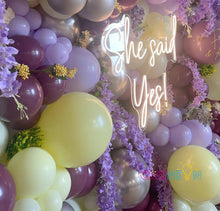 Load image into Gallery viewer, She Said Yes Neon Sign