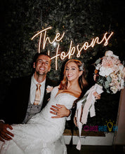 Load image into Gallery viewer, Custom Neon Sign for Wedding Party Birthday Home Wall Decor 2025 2026 Christmas Gifts