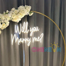 Load image into Gallery viewer, Will You Marry Me Neon Sign
