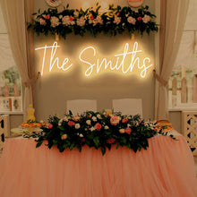 Load image into Gallery viewer, Custom LED Neon Sign, Personalized Neon Sign Customizable for Wedding Business Bar Salon Beauty Shop Light Up Name Sign