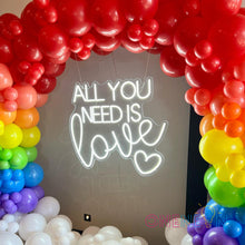 Load image into Gallery viewer, All You Need Is Love Neon Sign