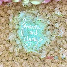Load image into Gallery viewer, Forever And Always Neon Sign
