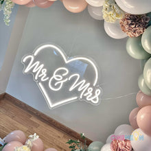 Load image into Gallery viewer, Mr & Mrs Neon Sign
