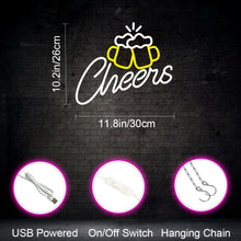 Load image into Gallery viewer, Cheers Neon Sign