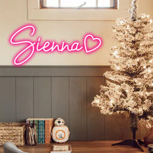 Load image into Gallery viewer, Custom Neon Signs Wedding Birthday Party Bedroom Bar Shop Name Logo Lights