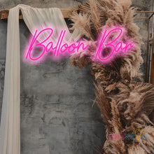 Load image into Gallery viewer, Balloon Bar Neon Sign