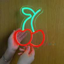 Load image into Gallery viewer, Cherry Neon Sign