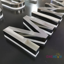 Load image into Gallery viewer, Custom Backlit Letter Signage with Background Board