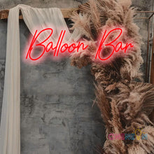 Load image into Gallery viewer, Balloon Bar Neon Sign