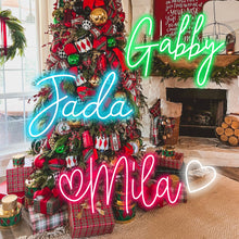 Load image into Gallery viewer, Personalized Custom Neon Signs for Wall Decor Wedding Birthday Party Decor