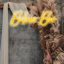 Load image into Gallery viewer, Balloon Bar Neon Sign