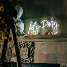 Load image into Gallery viewer, Let's Party Neon Sign