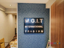 Load image into Gallery viewer, Custom Backlit Letter Signage with Background Board