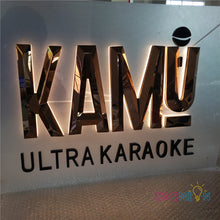 Load image into Gallery viewer, Custom Curve Shape Backlit Letter Sign