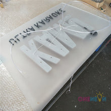 Load image into Gallery viewer, Custom Curve Shape Backlit Letter Sign