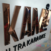 Load image into Gallery viewer, Custom Curve Shape Backlit Letter Sign