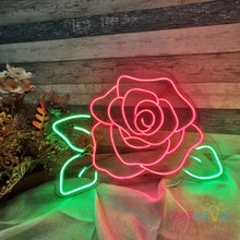 Load image into Gallery viewer, Rose Flower Neon Sign