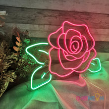 Load image into Gallery viewer, Rose Flower Neon Sign