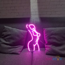 Load image into Gallery viewer, Woman Body Shape Neon Sign