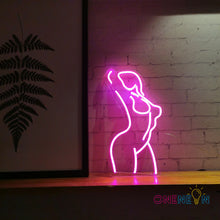 Load image into Gallery viewer, Woman Body Shape Neon Sign