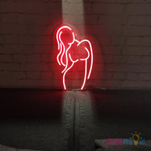 Load image into Gallery viewer, Woman Body Shape Neon Sign