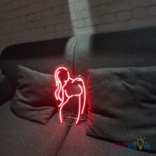 Load image into Gallery viewer, Woman Body Shape Neon Sign