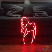 Load image into Gallery viewer, Woman Body Shape Neon Sign