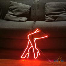 Load image into Gallery viewer, Woman Legs WIth High Heel Neon Sign