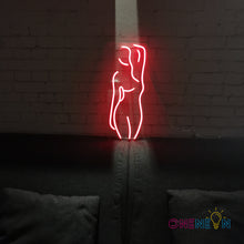 Load image into Gallery viewer, Woman Body Shape Neon Sign