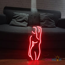 Load image into Gallery viewer, Woman Body Shape Neon Sign