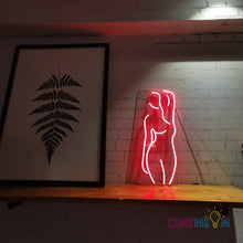 Load image into Gallery viewer, Woman Body Shape Neon Sign