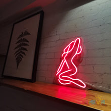 Load image into Gallery viewer, Woman Body Shape Neon Sign