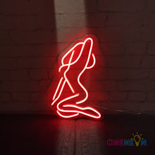 Load image into Gallery viewer, Woman Body Shape Neon Sign