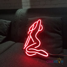 Load image into Gallery viewer, Woman Body Shape Neon Sign