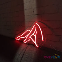 Load image into Gallery viewer, Woman Legs Shape Neon Sign