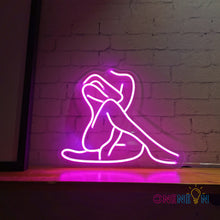 Load image into Gallery viewer, Women Girl Shape Neon Sign