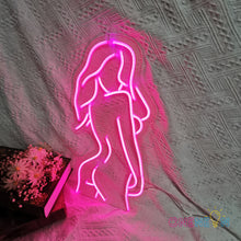 Load image into Gallery viewer, Sexy Girl Back Body Neon Sign