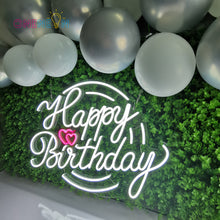 Load image into Gallery viewer, Happy Birthday Neon Sign